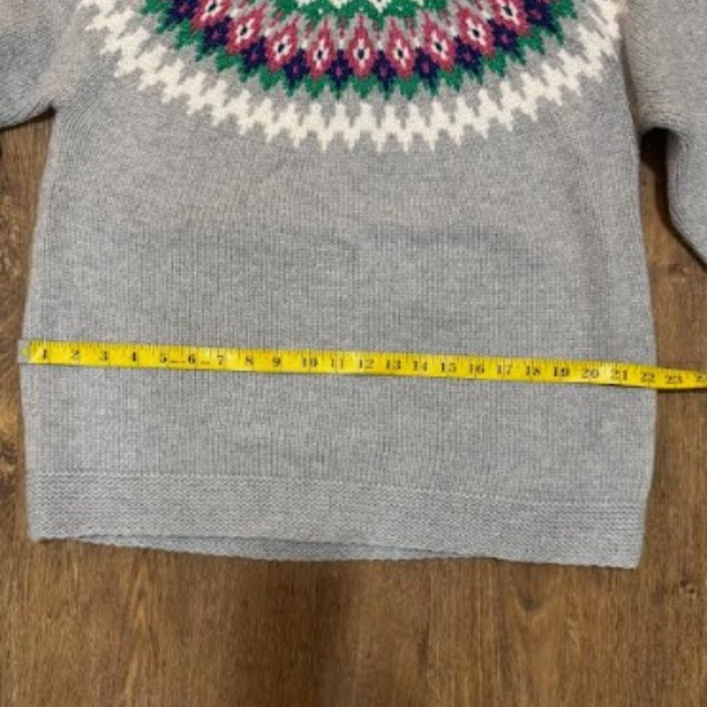 Boden Emma Fair Isle Wool Cotton Blend Sweater - Picture 4 of 10